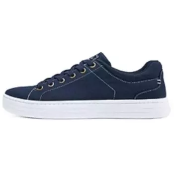 Bob"s Canvas Shoes Men Low-top Navy/White Skechers