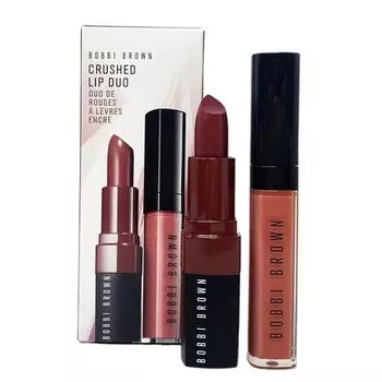 Bobbi Brown Crushed Lip Duo Telluride Deep Mauve и Free Spirit Lush Pink Beige