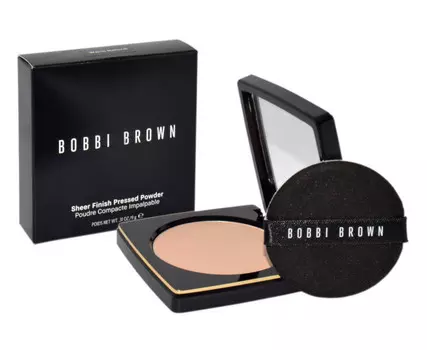 Bobbi Brown, Прессованная пудра с прозрачной отделкой, теплый натуральный цвет, 9 г