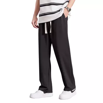 BOBBY ABLEY Повседневные брюки унисекс, Абрикос (версия с широкими штанинами)