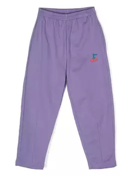 Bobo Choses брюки с вышитым мотивом, фиолетовый