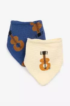 Bobo Choses Детские нагрудники, 2 шт., синий