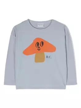 Bobo Choses футболка с длинными рукавами и принтом, синий