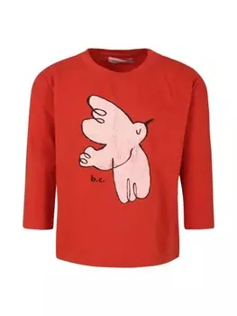 Bobo Choses футболка с графическим принтом, красный