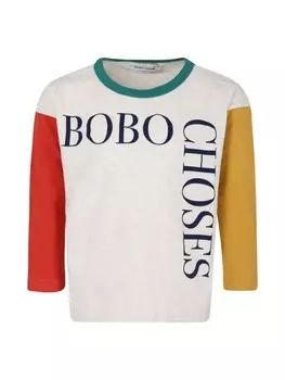 Bobo Choses футболка с логотипом, белый