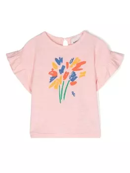 Bobo Choses футболка с принтом Fireworks, розовый