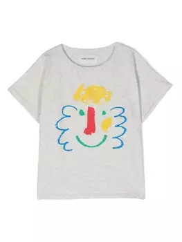 Bobo Choses футболка с принтом, серый