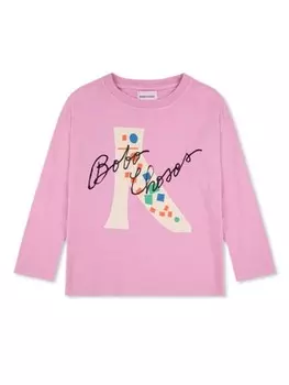 Bobo Choses футболка «Волшебный ботинок», розовый