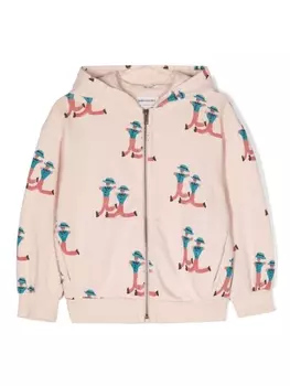 Bobo Choses худи Dancing Giants на молнии, розовый
