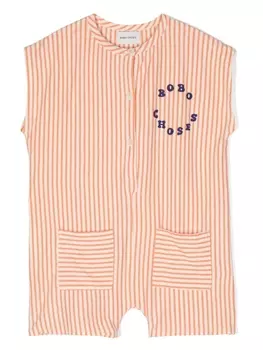 Bobo Choses комбинезон в полоску, оранжевый
