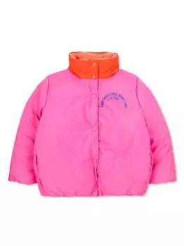 Bobo Choses круглая куртка с высоким воротом, розовый