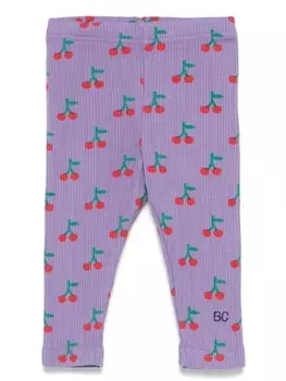 Bobo Choses леггинсы Cherry по всей поверхности, фиолетовый
