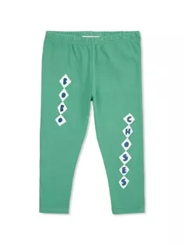 Bobo Choses леггинсы с бриллиантами, зеленый