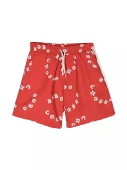 Bobo Choses плавки-шорты с логотипом, красный