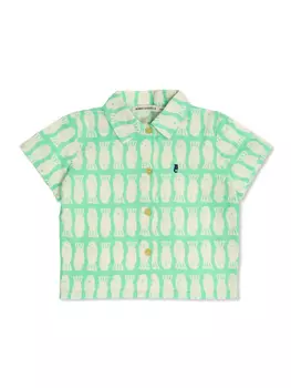 Bobo Choses рубашка Lucky Fish, зеленый