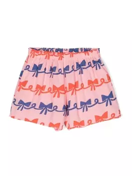 Bobo Choses шорты с принтом Ribbon Bow, розовый