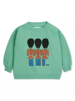 Bobo Choses толстовка Little Tin Soldiers, зеленый