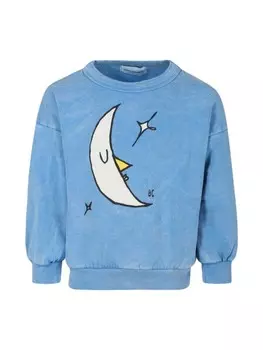 Bobo Choses толстовка с графическим принтом, синий