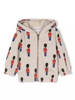 Bobo Choses толстовка с изображением оловянных солдатиков, нейтральный цвет