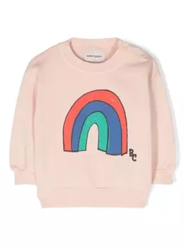 Bobo Choses толстовка с принтом Rainbow, розовый