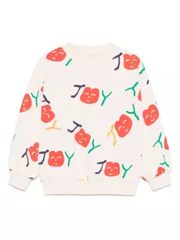 Bobo Choses толстовка Smiling, белый