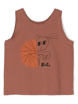 Bobo Choses топ с принтом, коричневый