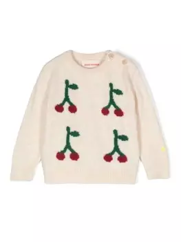 Bobo Choses вишневый свитер, нейтральный цвет