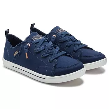 Bobs b cute 2.0 вульканизированные кеды без шнурков Skechers, navy wide