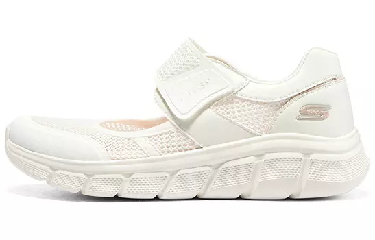 BOBS B FLEX Кроссовки женские с низким верхом розового/белого цвета Skechers
