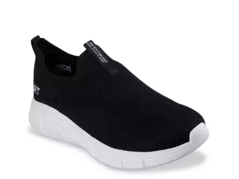 Bobs B Flex Slip-On Кроссовки Skechers, Black/White