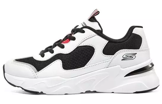 BOBS BAMINA Кроссовки для женщин с низким верхом, белые/черные Skechers