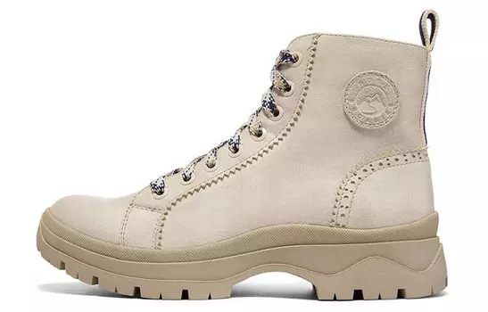 BOBS BROADIES Ботинки женские молочно-белые Skechers