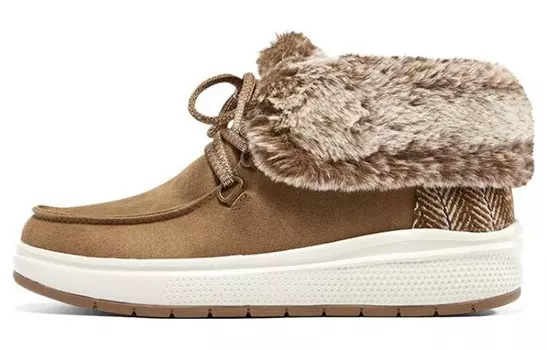 BOBS SKIPPER Зимние ботинки женские коричневые Skechers