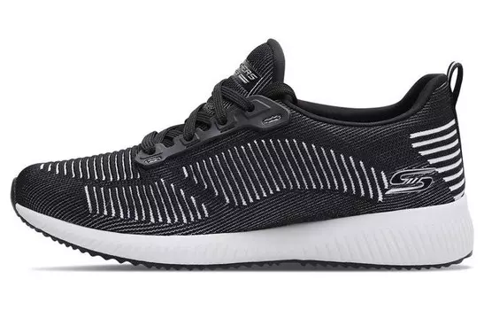 BOBS SQUAD Кроссовки для повседневной носки женские, низкие, черные/белые Skechers