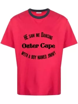 BODE футболка Jimmy, красный