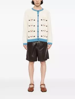 BODE кардиган с кошачьим мотивом, нейтральный цвет