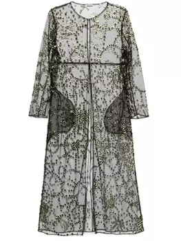 BODE полупрозрачное пальто, черный