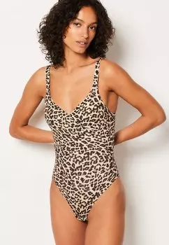 Боди 24 HOURS Etam, коричневый