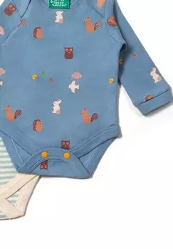 Боди 2 PACK Little Green Radicals, светло-голубой