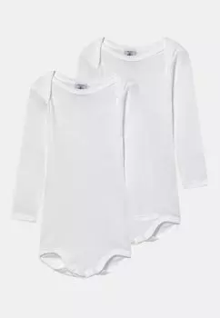 Боди 2 PACK UNISEX Petit Bateau, цвет white