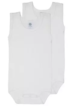 Боди 2 Пакета Sanetta, белый