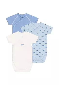 Боди 3PACK Petit Bateau, белый