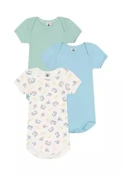 Боди 3PACK Petit Bateau, синий