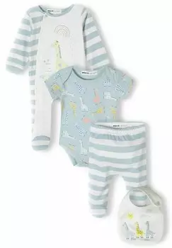 Боди 4 PCS SET MINOTI, светло-зеленый