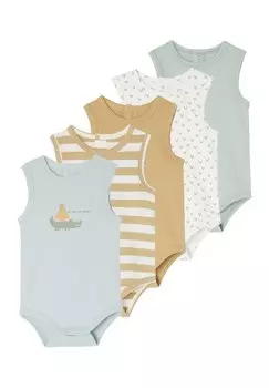 Боди 5ER-PACK Vertbaudet, цвет mintgrn