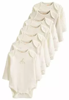 Боди 7 PACK LONG SLEEVE Next, цвет white delicate