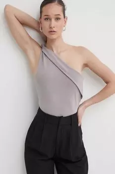 Боди Abercrombie & Fitch, серебряный