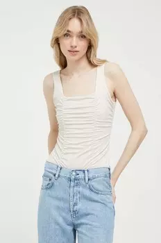 Боди Аберкромби и Фитч Abercrombie & Fitch, бежевый