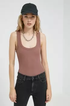 Боди Аберкромби и Фитч Abercrombie & Fitch, коричневый