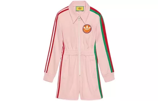 Боди Adidas x Gucci, розовый